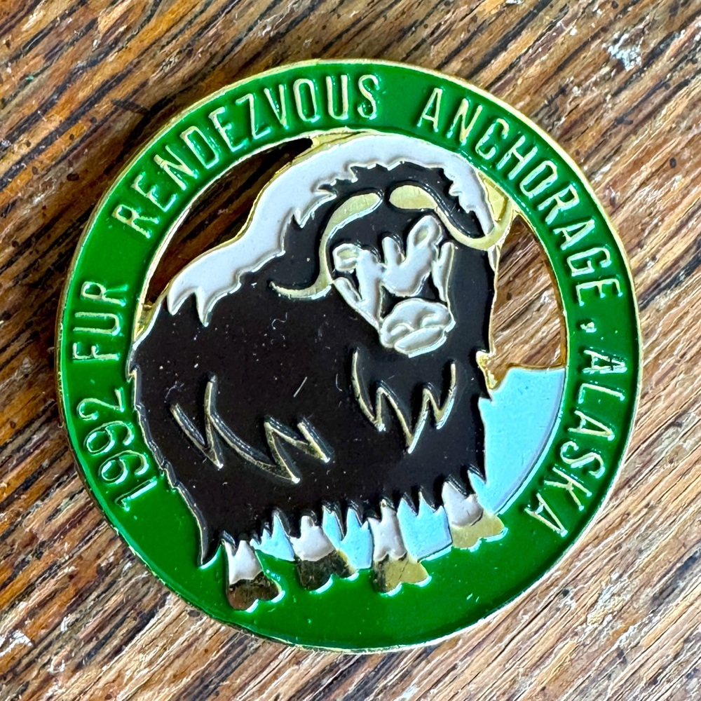 Anchorage Alaska Fur Rendezvous pin